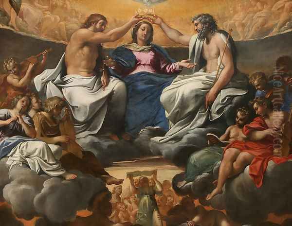 The Coronation of the Virgin Oil Painting by Annibale Carracci