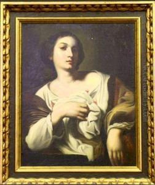 Saint Agatha Oil Painting by Pietro Dandini