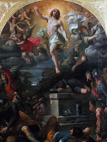 The Resurrection of Christ Oil Painting by Annibale Carracci