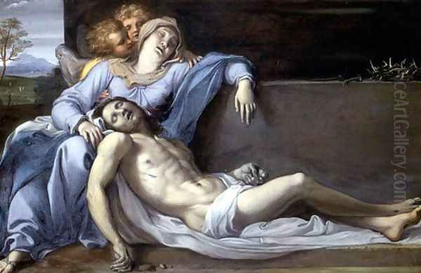 Lamentation of Christ Oil Painting by Annibale Carracci