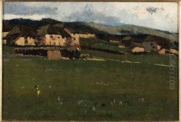 Paesaggio Collinare Oil Painting by Giuseppe Danieli