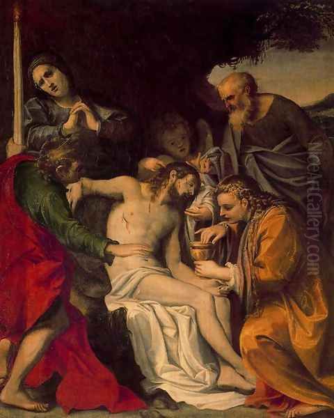 Lamentation of Christ 2 Oil Painting by Annibale Carracci