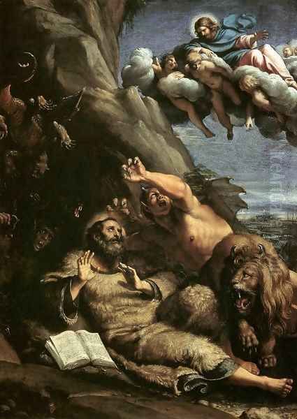 The Temptation of St Anthony Abbot Oil Painting by Annibale Carracci