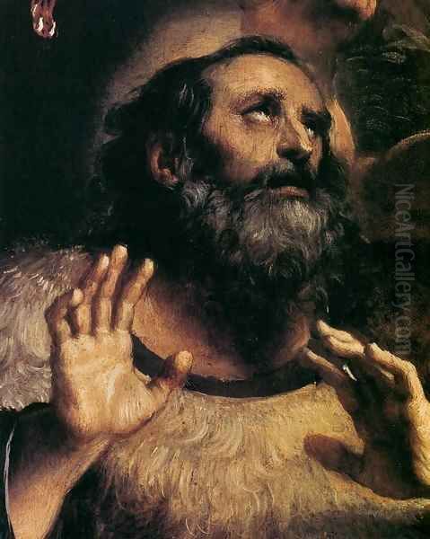 The Temptation of St Anthony Abbot (detail) Oil Painting by Annibale Carracci