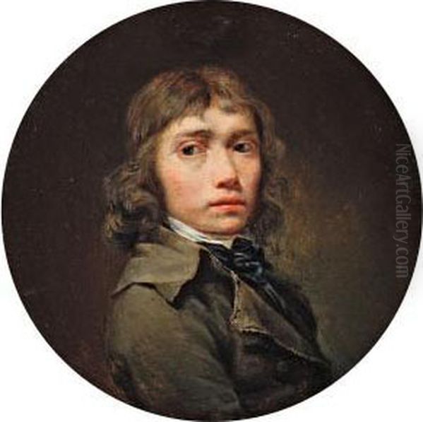 Portrat Eines Jungenmannes Oil Painting by Henri Pierre Danloux