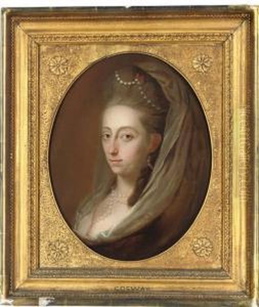 Portrait Of A Lady Oil Painting by Henri Pierre Danloux