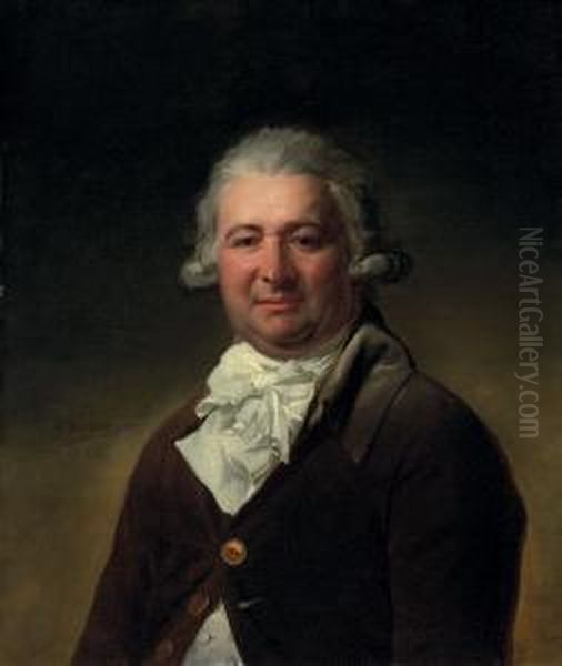 Portrait Of A Gentleman Oil Painting by Henri Pierre Danloux