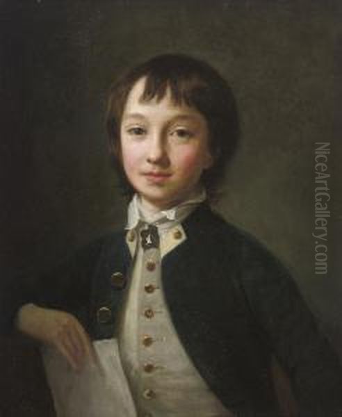 Portrait Of A Midshipman Oil Painting by Henri Pierre Danloux