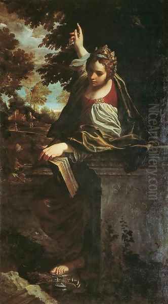 St Margaret Oil Painting by Annibale Carracci