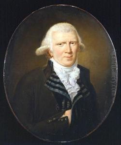 Portrait Dhomme Oil Painting by Henri Pierre Danloux