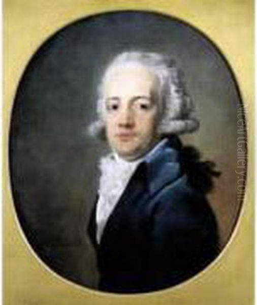 Portrait De Francois Antoine Herman Oil Painting by Henri Pierre Danloux