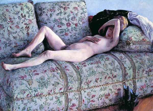 Nude woman Oil Painting by Gustave Caillebotte