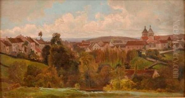 L'abbaye Oil Painting by Louis Emile Dardoize