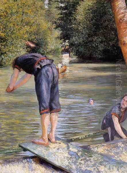 Bathers Oil Painting by Gustave Caillebotte