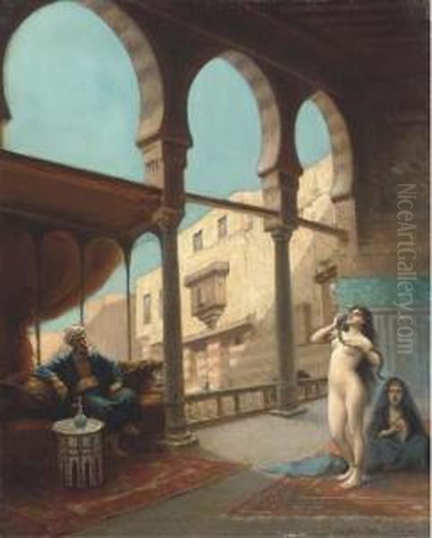 The Harem Dancer Oil Painting by Maxime Dastugue