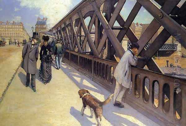 The Pont Du Europe Oil Painting by Gustave Caillebotte