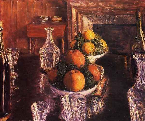 Still Life Oil Painting by Gustave Caillebotte