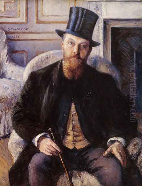 Portrait Of Jules Dubois Oil Painting by Gustave Caillebotte