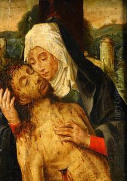 Maria Och Jesus Oil Painting by Gerard David