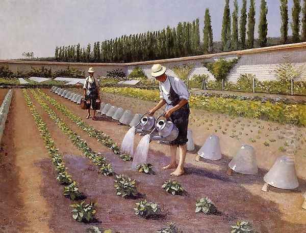 The Gardeners Oil Painting by Gustave Caillebotte