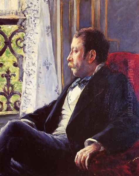 Portrait Of A Man2 Oil Painting by Gustave Caillebotte