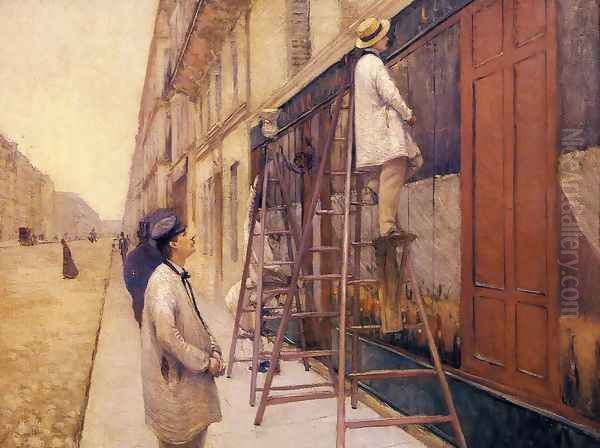 The House Painters Oil Painting by Gustave Caillebotte