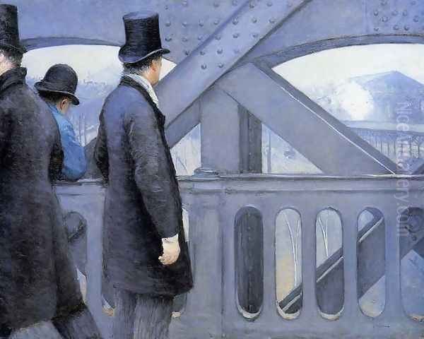 The Pont De Europe Oil Painting by Gustave Caillebotte