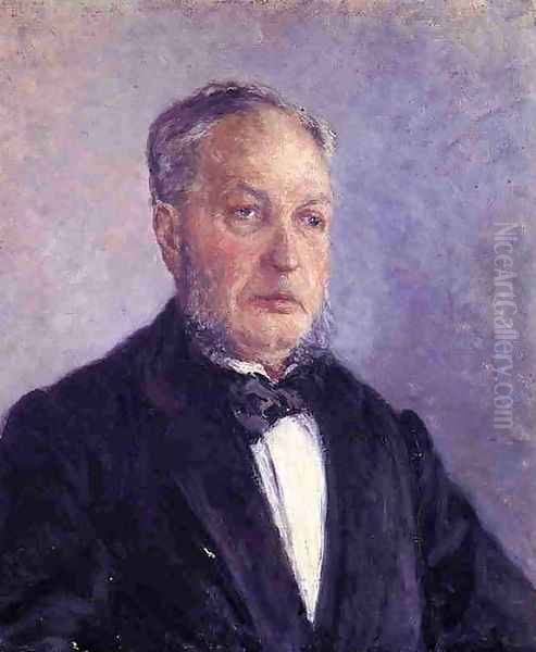 Portrait Of Jean Daurelle Oil Painting by Gustave Caillebotte