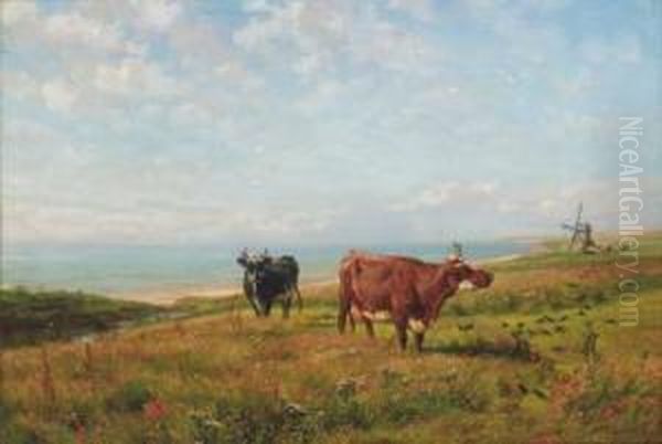 Summertime Oil Painting by Henry William Banks Davis, R.A.