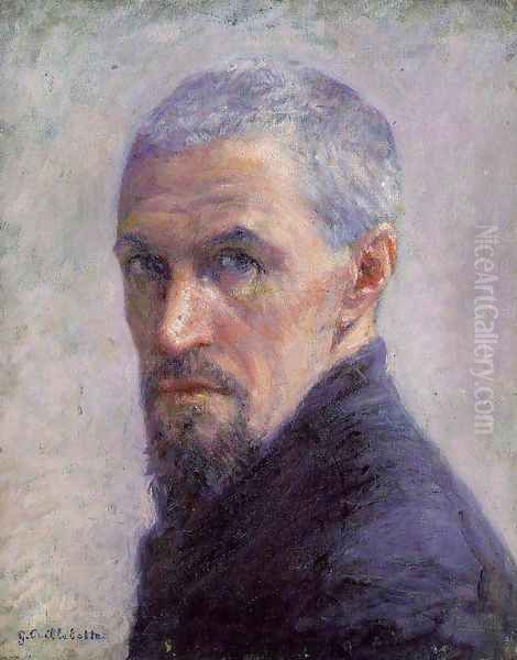 Self Portrait II Oil Painting by Gustave Caillebotte