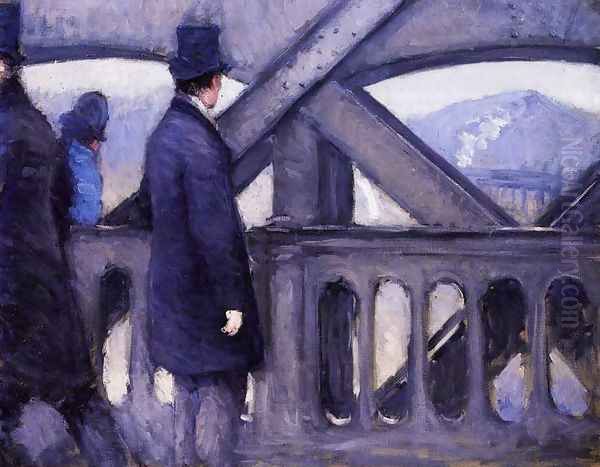 The Pont de Europe (study) Oil Painting by Gustave Caillebotte