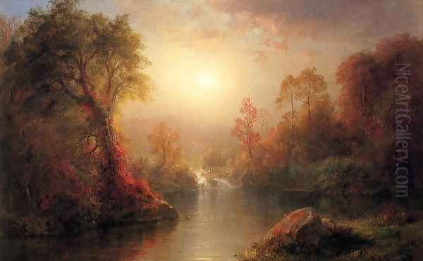 Autumn Oil Painting by Frederic Edwin Church