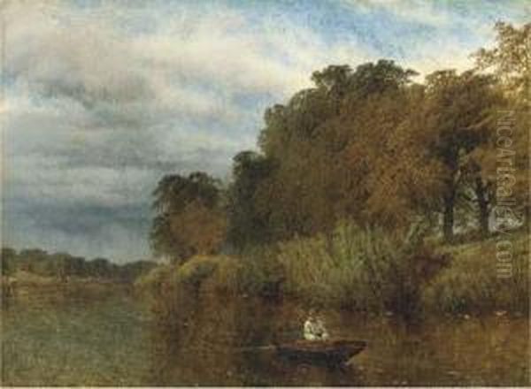 Still Waters Oil Painting by Henry Thomas Dawson