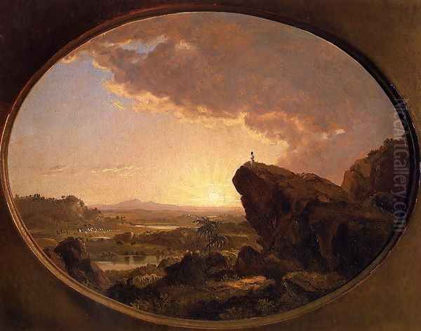 Moses Viewing The Promised Land Oil Painting by Frederic Edwin Church