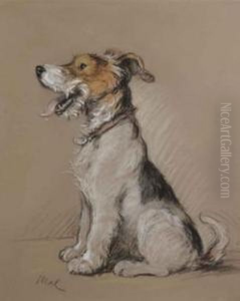 ' Dog's Delight' Oil Painting by Lucy Dawson