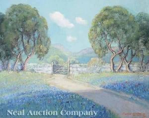 Texas Bluebonnets Oil Painting by Dawson Dawson-Watson