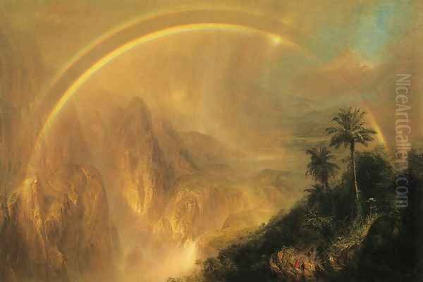 Rainy Season In The Tropics Oil Painting by Frederic Edwin Church