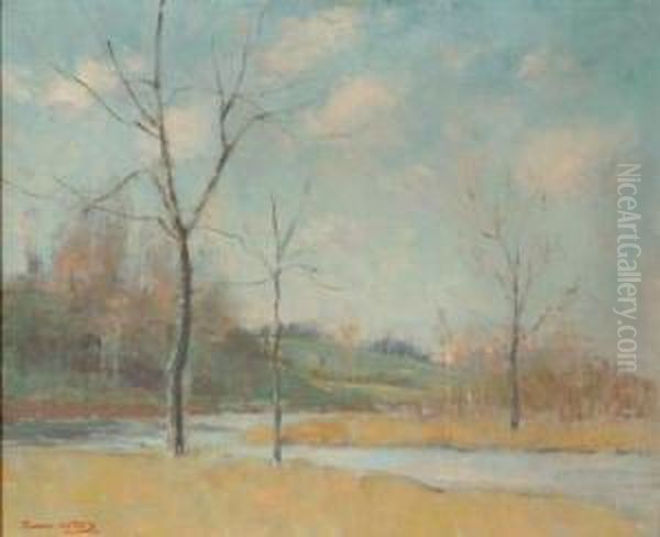 Early Spring Along The Missouri Oil Painting by Dawson Dawson-Watson