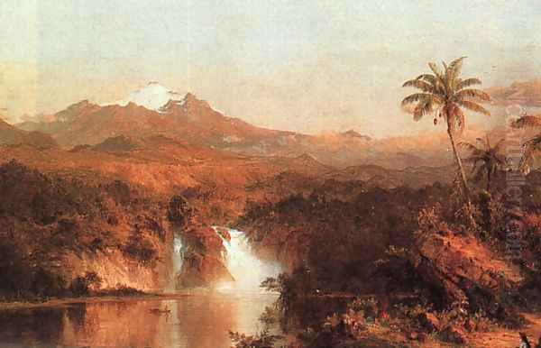 Cotopaxi 1857 Oil Painting by Frederic Edwin Church