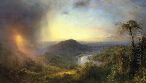 The Vale of St. Thomas, Jamaica Oil Painting by Frederic Edwin Church