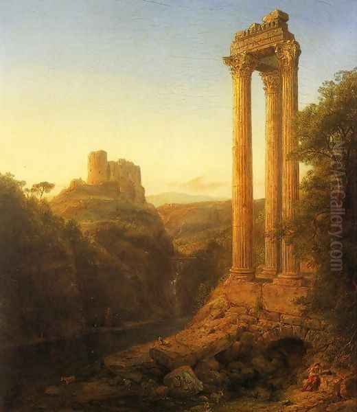 Sunrise In Syria Oil Painting by Frederic Edwin Church