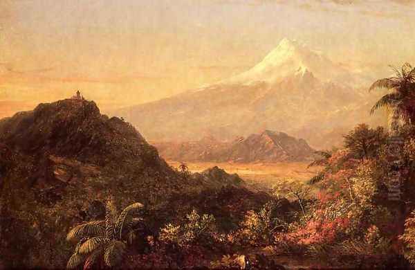 South American Landscape I Oil Painting by Frederic Edwin Church