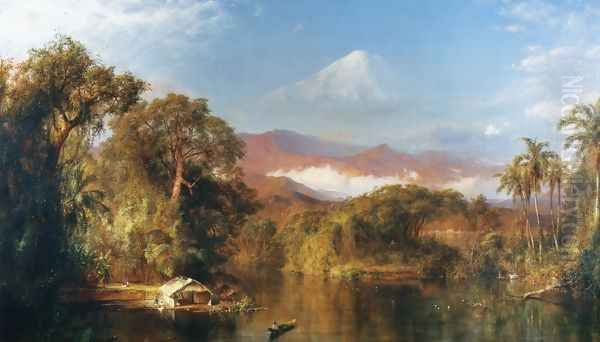 Chimborazo Oil Painting by Frederic Edwin Church