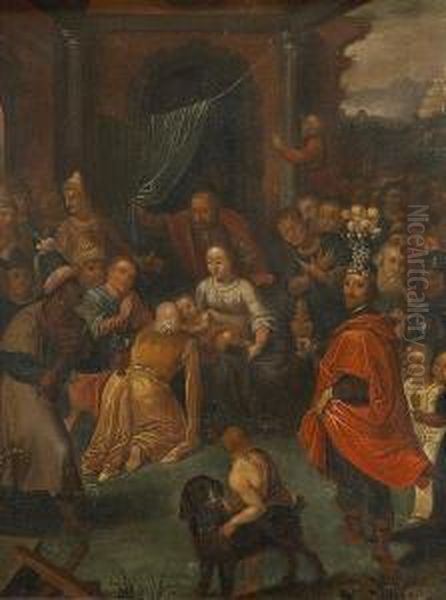 The Adoration Of The Magi Oil Painting by Cornelis de Baellieur