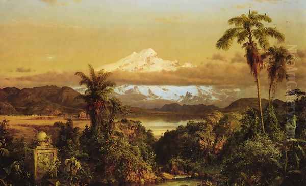 Cayambe, 1858 Oil Painting by Frederic Edwin Church