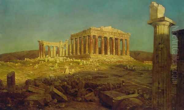 The Parthenon 2 Oil Painting by Frederic Edwin Church