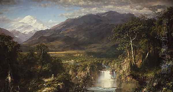 Heart Of The Andes Oil Painting by Frederic Edwin Church