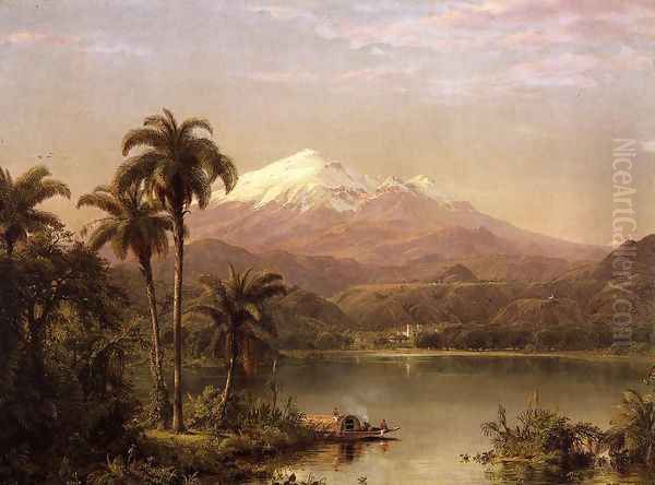 Tamaca Palms2 Oil Painting by Frederic Edwin Church