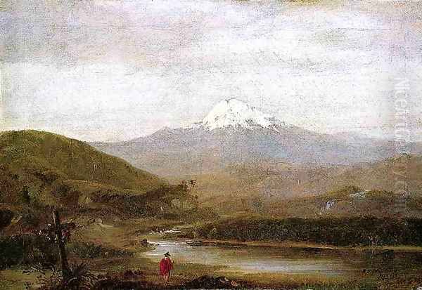 Cotopaxi 2 Oil Painting by Frederic Edwin Church