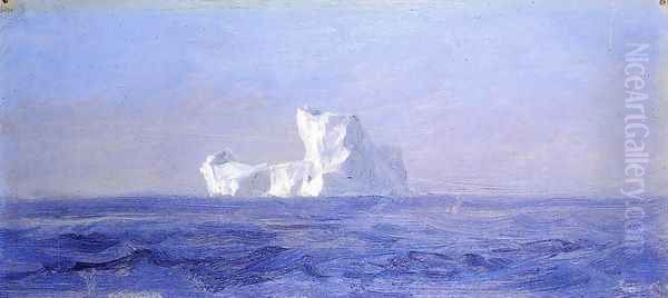 Off Iceberg, Newfoundland Oil Painting by Frederic Edwin Church